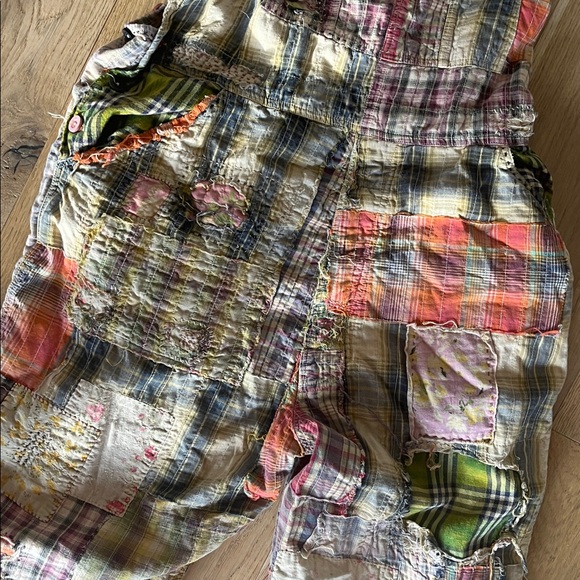 Magnolia Pearl Artisan Patched Overalls - Picture 9 of 15